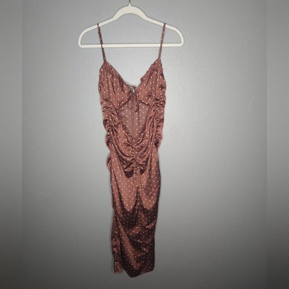 Cupshe polka dot ruched midi dress - Picture 10 of 10